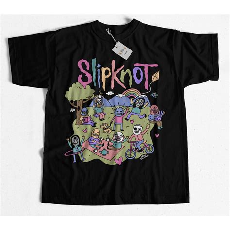 slipknot cartoon t shirt